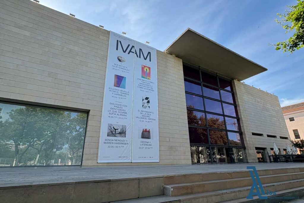 Fachada del IVAM Institut Valencià d’Art Modern en Valencia