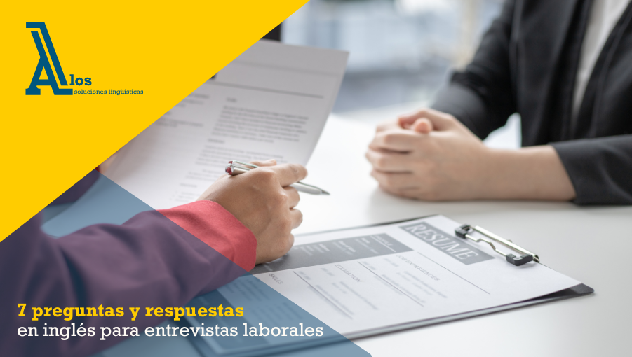 Dos personas participando en una entrevista de trabajo; solo se ven sus manos sobre la mesa y un currículum.
