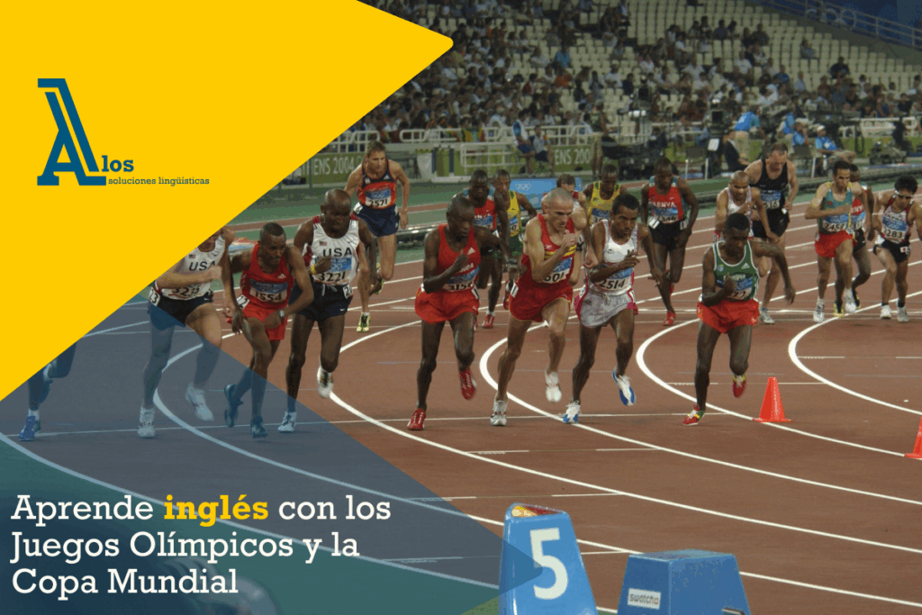 Atletas compitiendo en una carrera olímpica