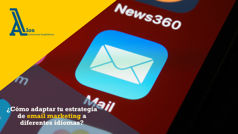 Pantalla con la app de correo instalada, sin abrir.