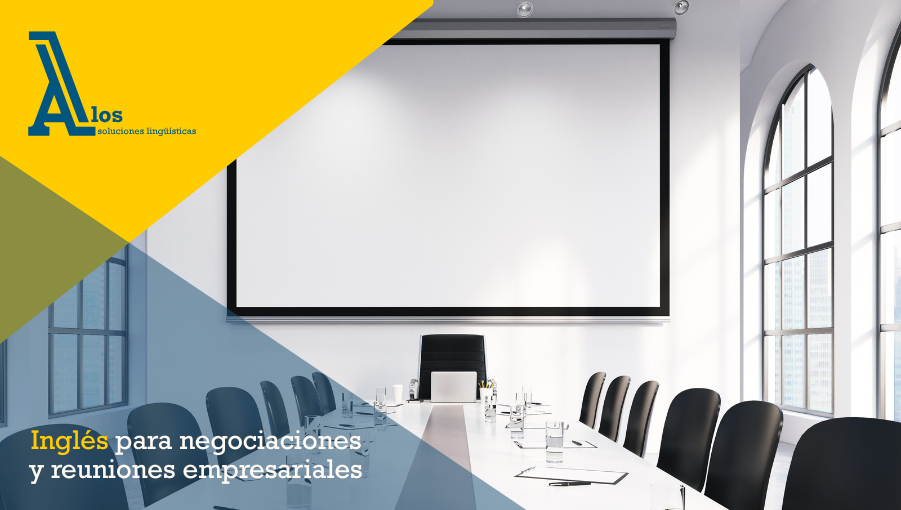 Sala de reuniones moderna utilizada en contextos de inglés para negociaciones y reuniones empresariales