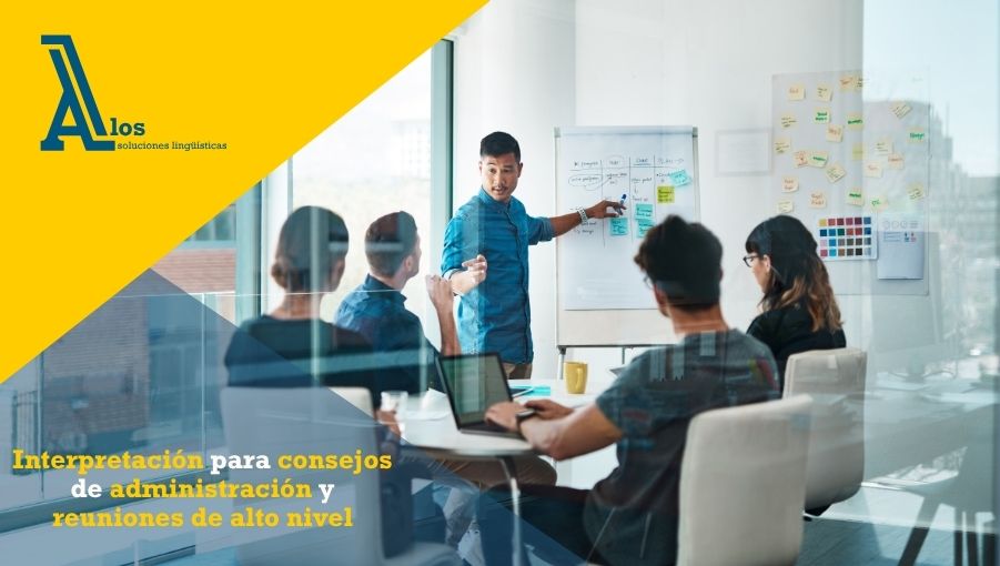 interpretación para consejos de administración y reuniones de alto nivel