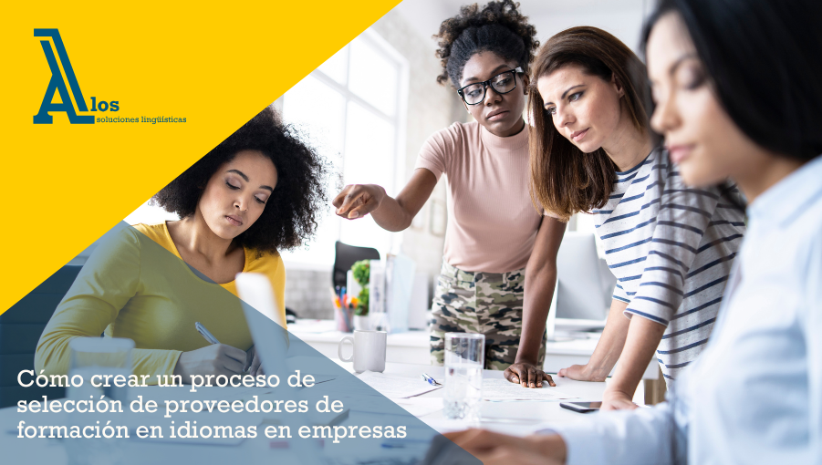 selección proveedores formación idiomas empresa