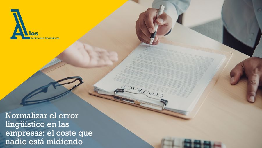 normalizar el error linguistico en las empresas el coste q