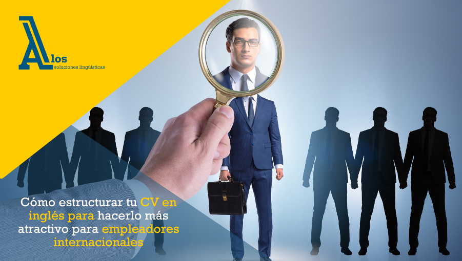 estructurar CV en inglés