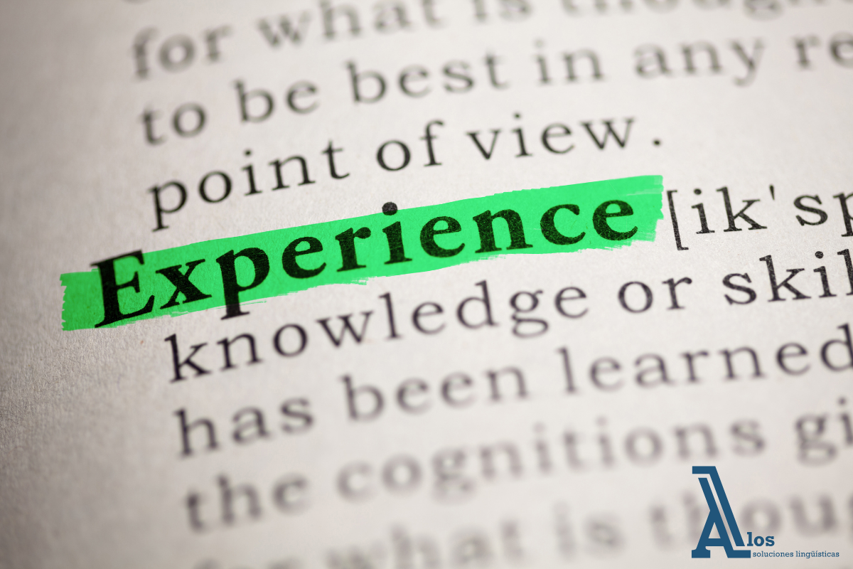 CV en inglés sin experiencia