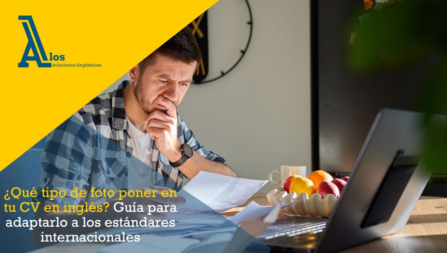 foto en CV en inglés